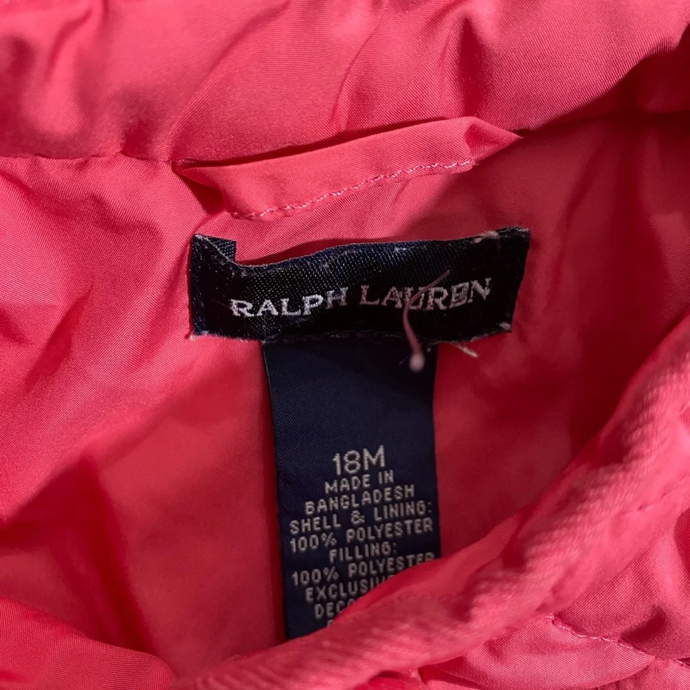 RALPH LAUREN Girls Quilted Jacket
